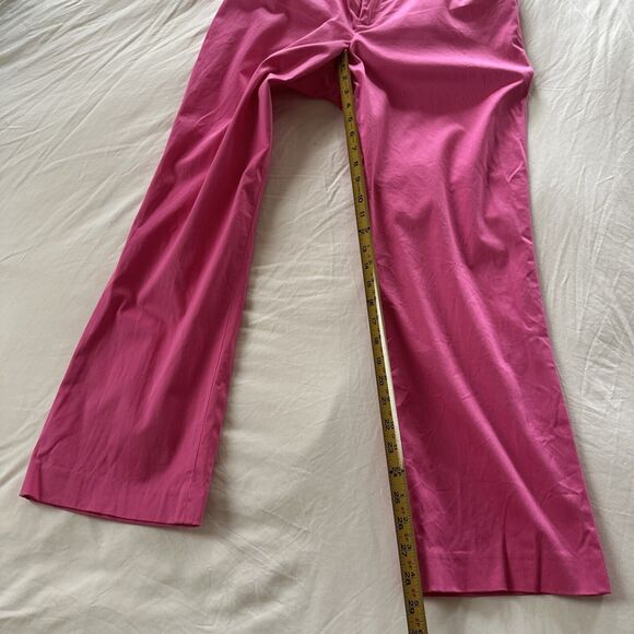 Vintage Lauren Ralph Lauren Pink Pants Women's 14 Petite Chino - Picture 9 of 11